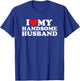 I Love My Handsome Husband T-Shirt - T-Shirt | Royal