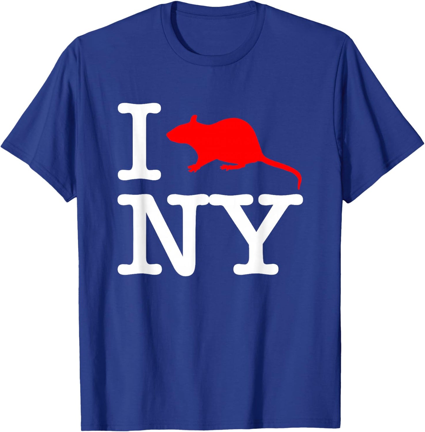 I Rat NY - Funny Saying New York City NYC New York T-Shirt - T-Shirt | Royal
