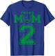 Custom Proud Football Mom Number 2 G Personalized T-Shirt - T-Shirt | Royal