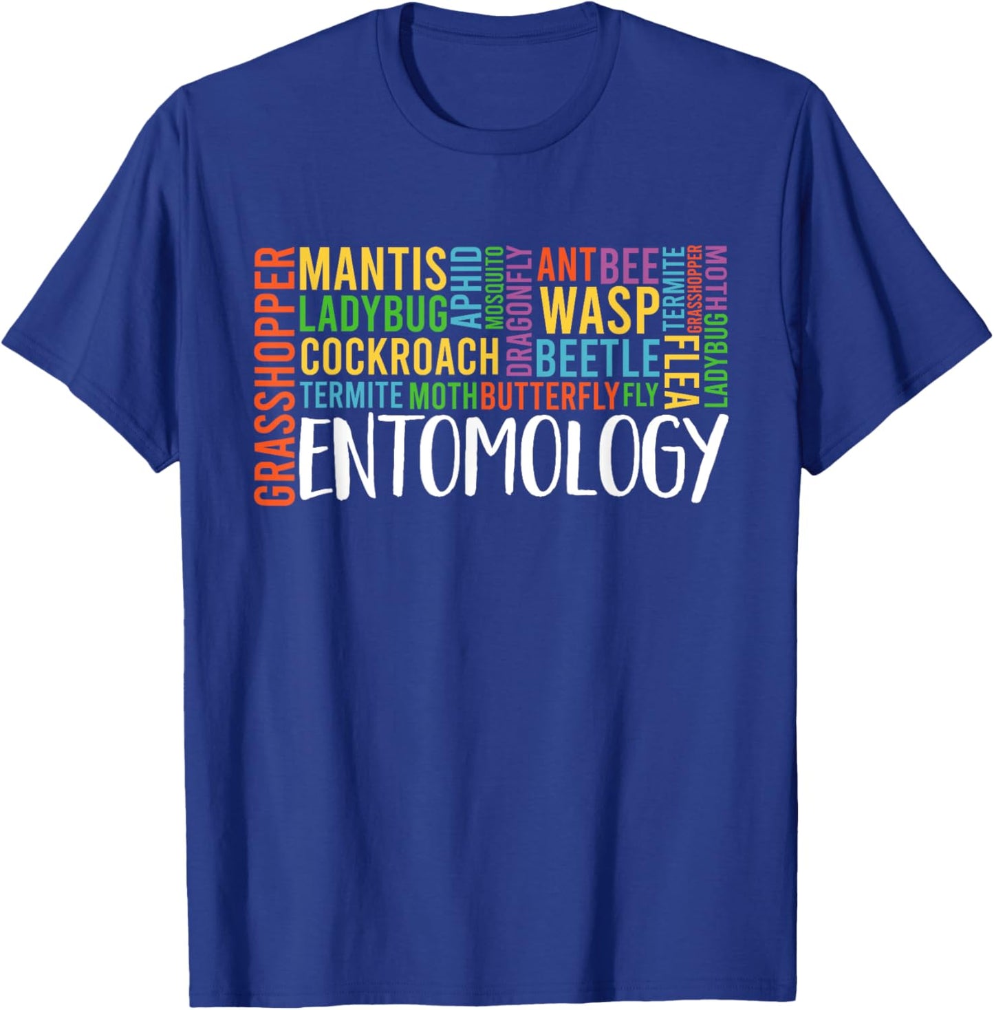 Entomology Insect Collector Bug Lover Entomologist T-Shirt - T-Shirt | Royal