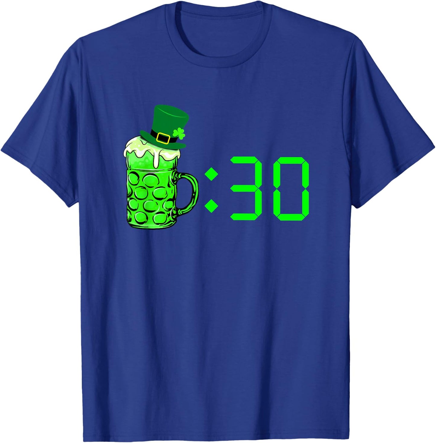 Beer Thirty. funny St Patricks Day Drinking Or Getting Drunk T-Shirt - T-Shirt | Royal