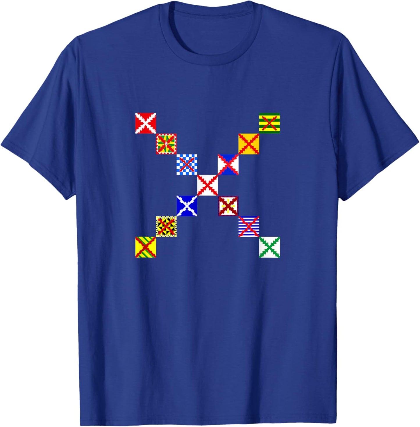 Burgundy Cross. Collection. Military T-Shirt - T-Shirt | Royal