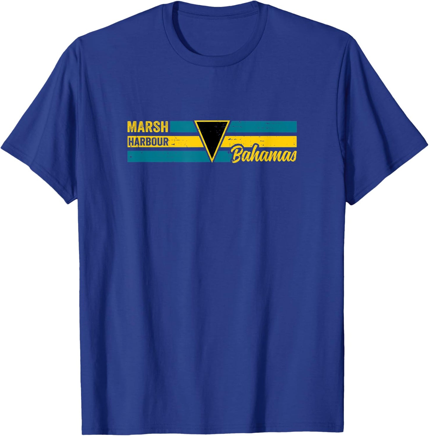 Marsh Harbour Bahamas T-Shirt - T-Shirt | Royal