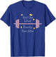 And She Lifted Heavily Ever After Funny Gym Workout T-Shirt - T-Shirt | Royal