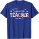 Back To School Spanish Teacher Floral First Day Of School T-Shirt - T-Shirt | Royal