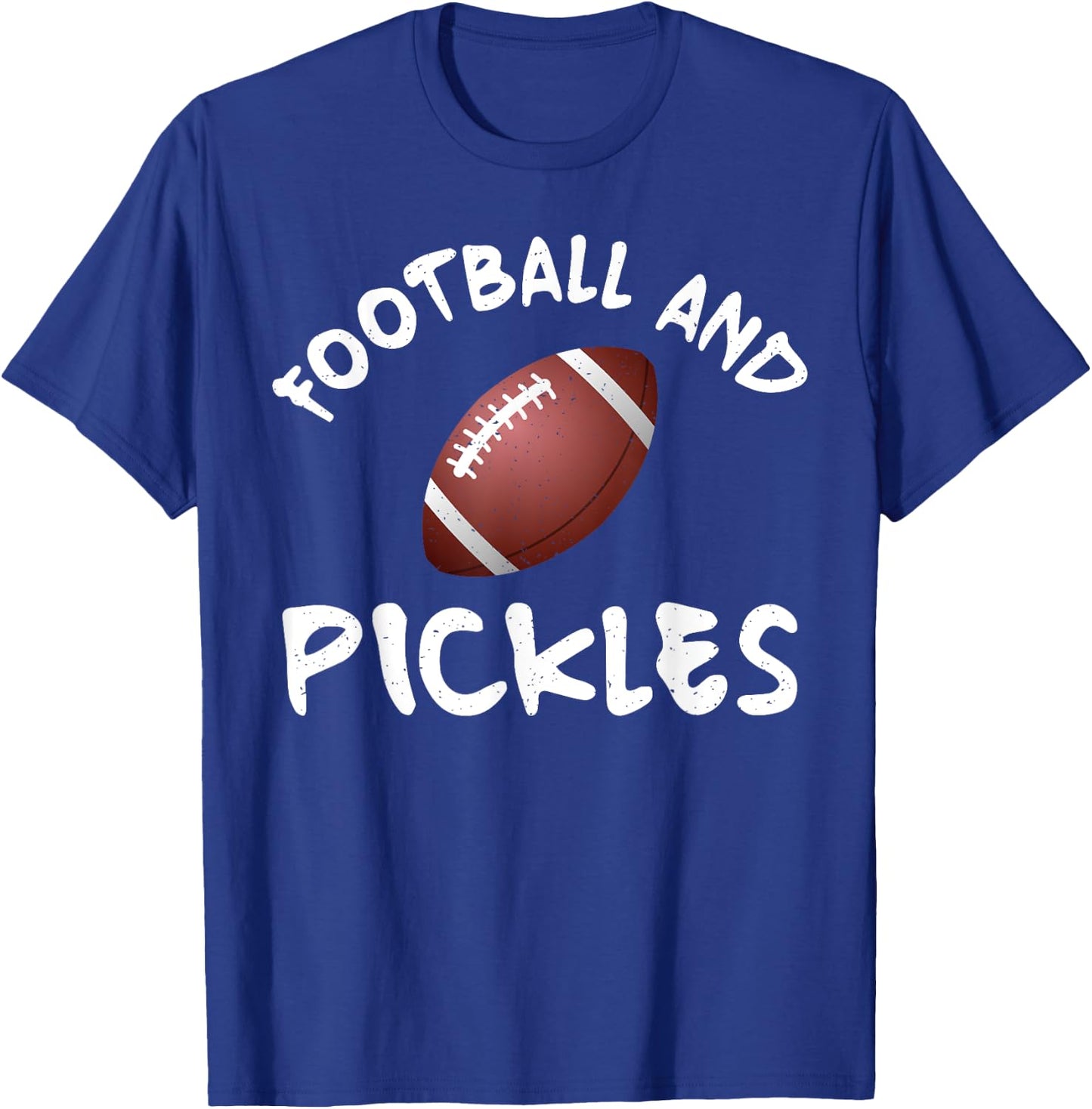 Football and Pickles T-Shirt - T-Shirt | Royal