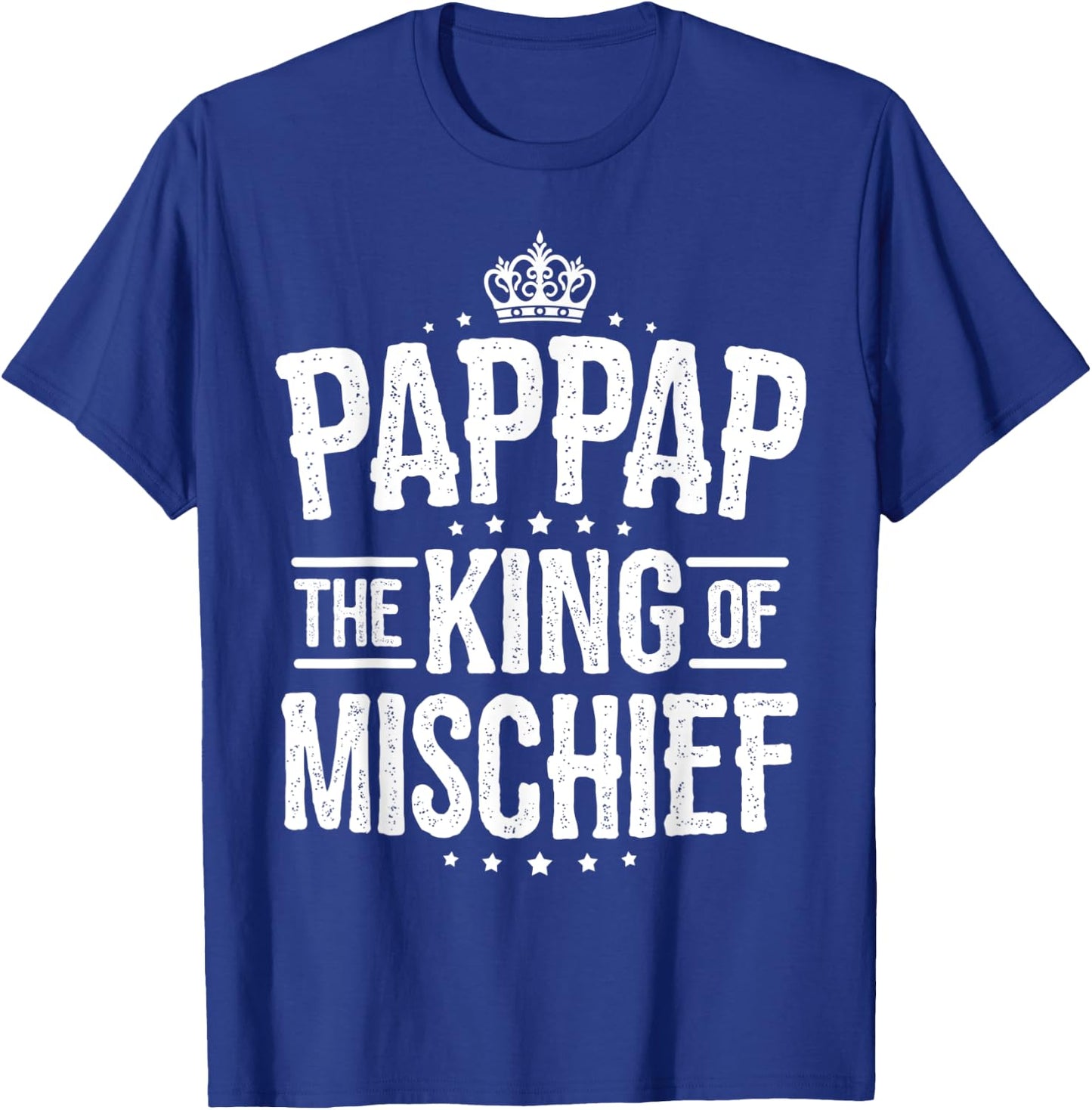 Pappap Shirt from Grandchildren Pappap King of Mischief T-Shirt - T-Shirt | Royal