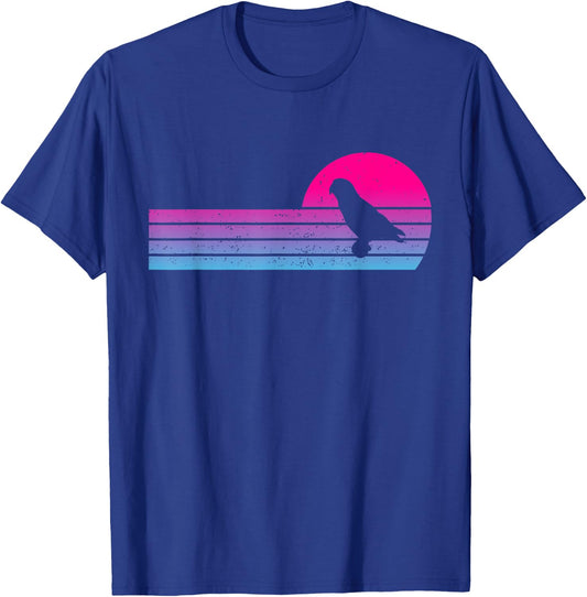 Meyers Parrot Vintage 70s 80s Retro Parrot Lover T-Shirt - T-Shirt | Royal