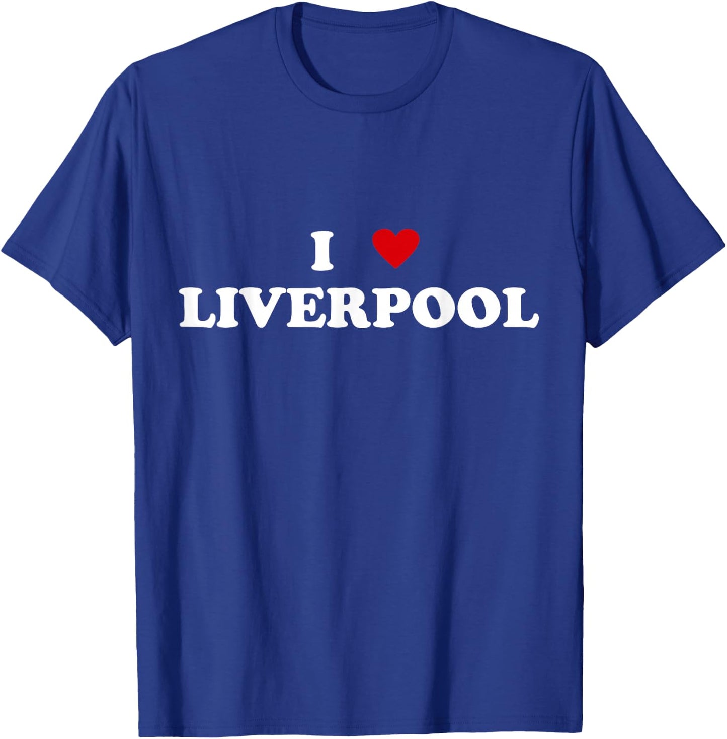 I Heart United Kingdom City - I Love Liverpool T-Shirt - T-Shirt | Royal