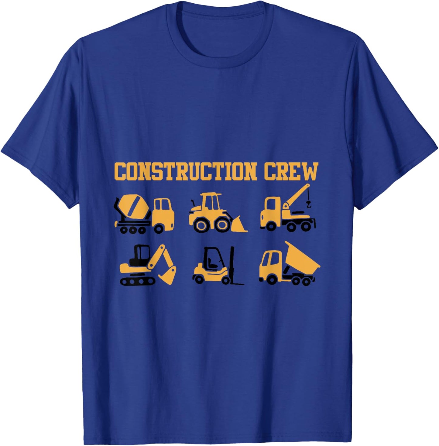 Construction Crew Concrete Worker Costume Concrete Fans T-Shirt - T-Shirt | Royal