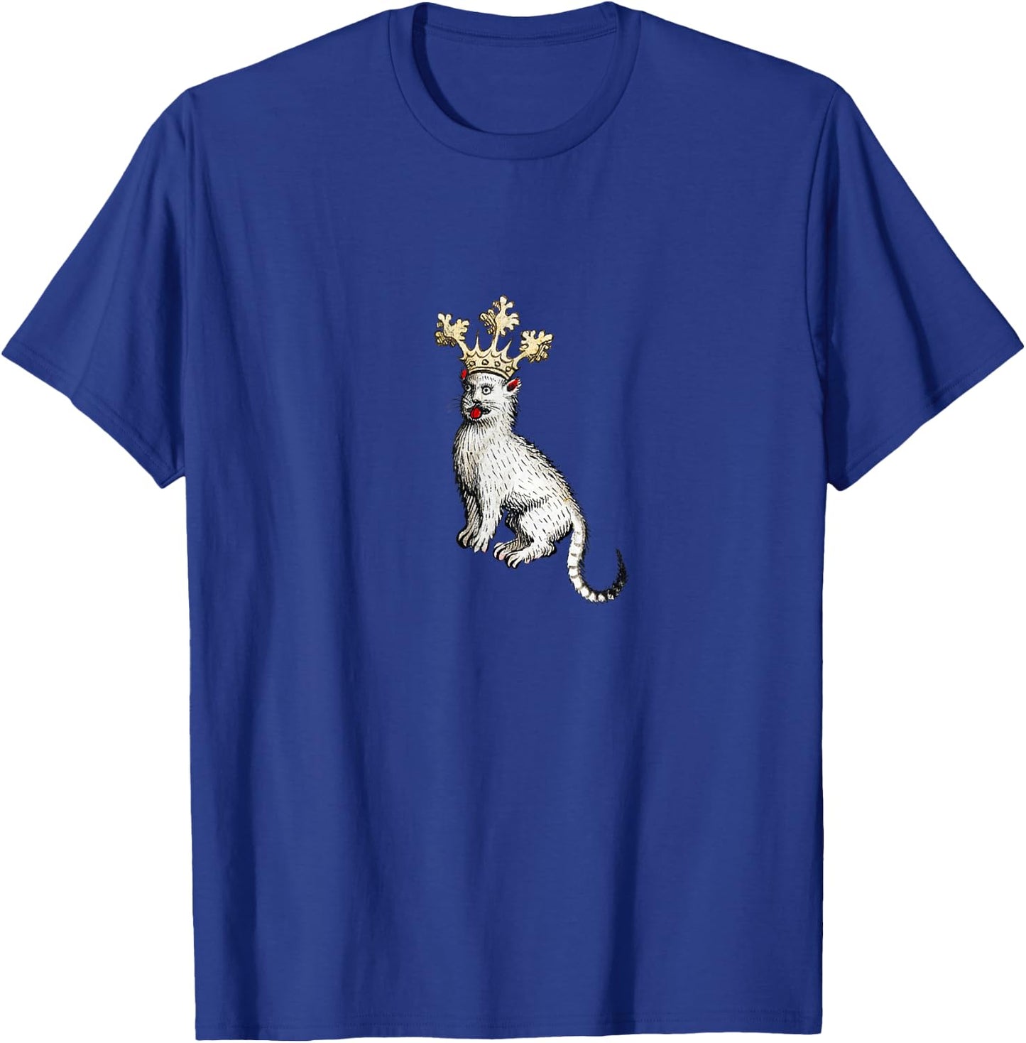 Weird Medieval Cat King T-Shirt - T-Shirt | Royal