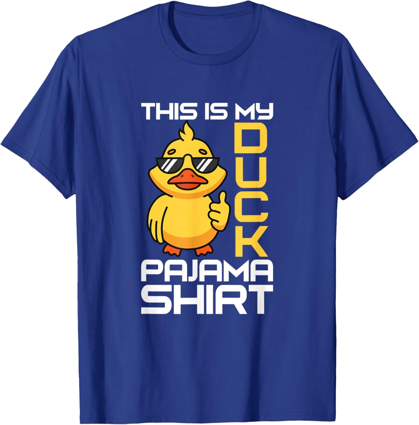 This Is My Duck Pajama Rubber Ducks Slumber Pajamas Party T-Shirt - T-Shirt | Royal