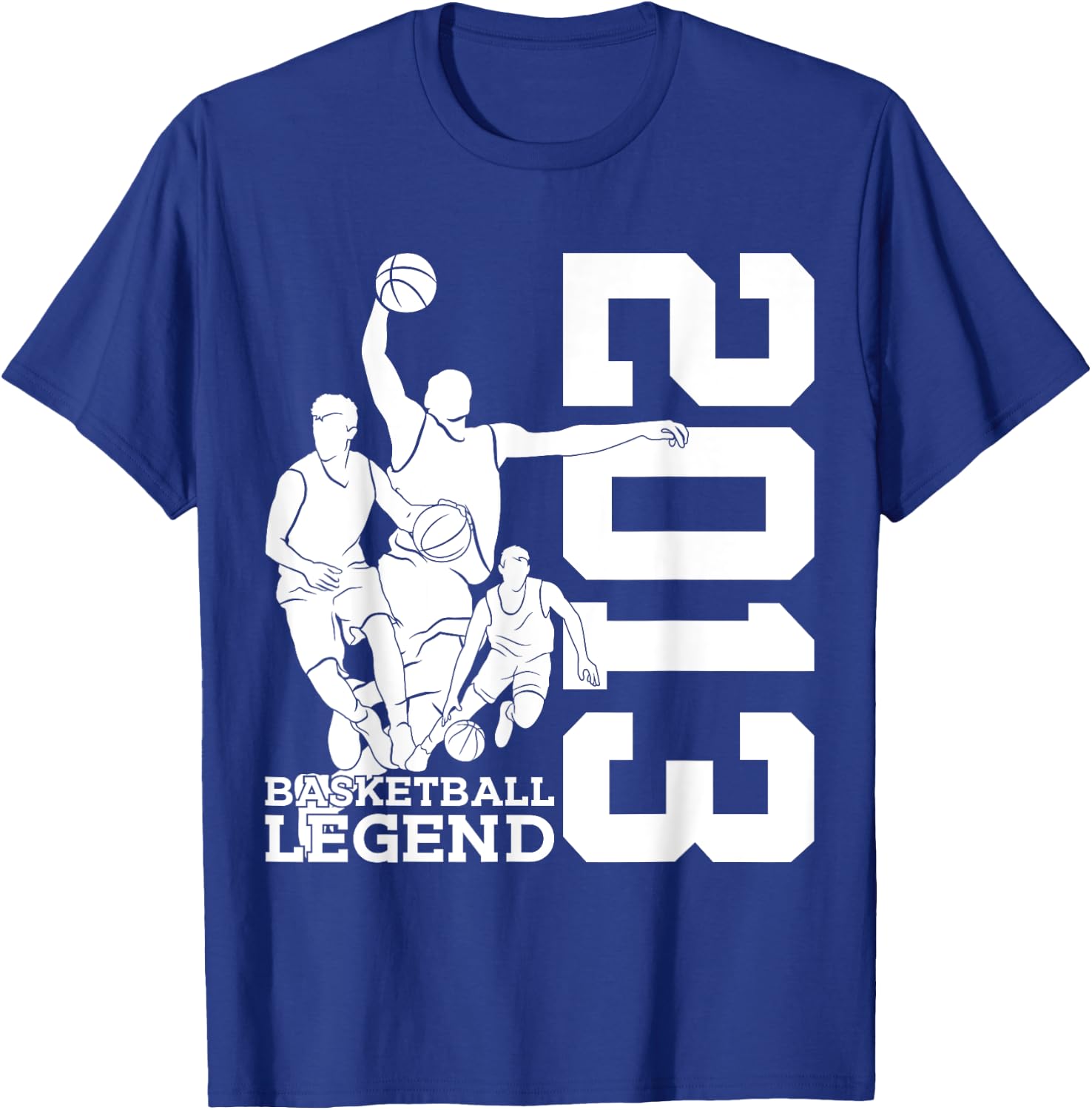 Basketball 12th Birthday Basketball Legend 2013 T-Shirt - T-Shirt | Royal