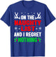 Dear Santa On Naughty List Funny Christmas Women Kids T-Shirt - T-Shirt | Royal