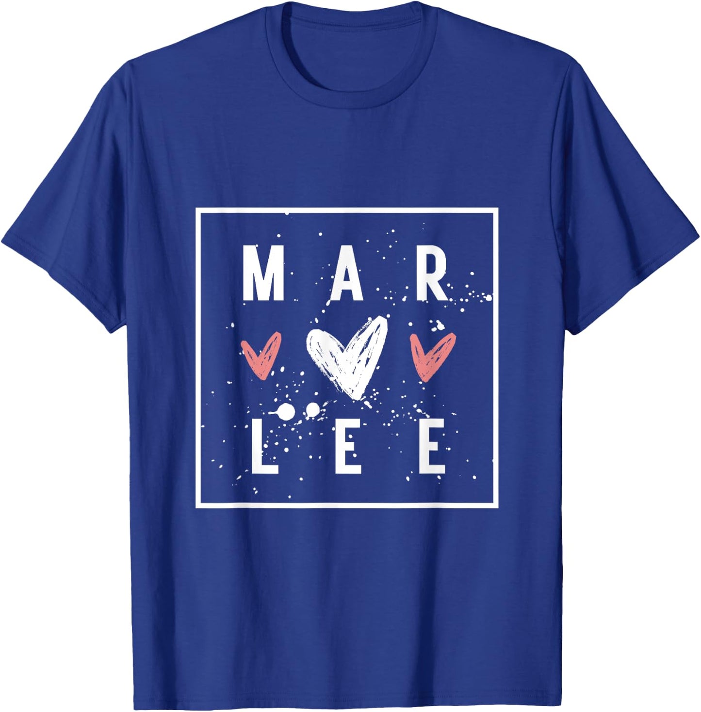 MARLEE Cute Personalized Nametag for girls named MARLEE T-Shirt - T-Shirt | Royal
