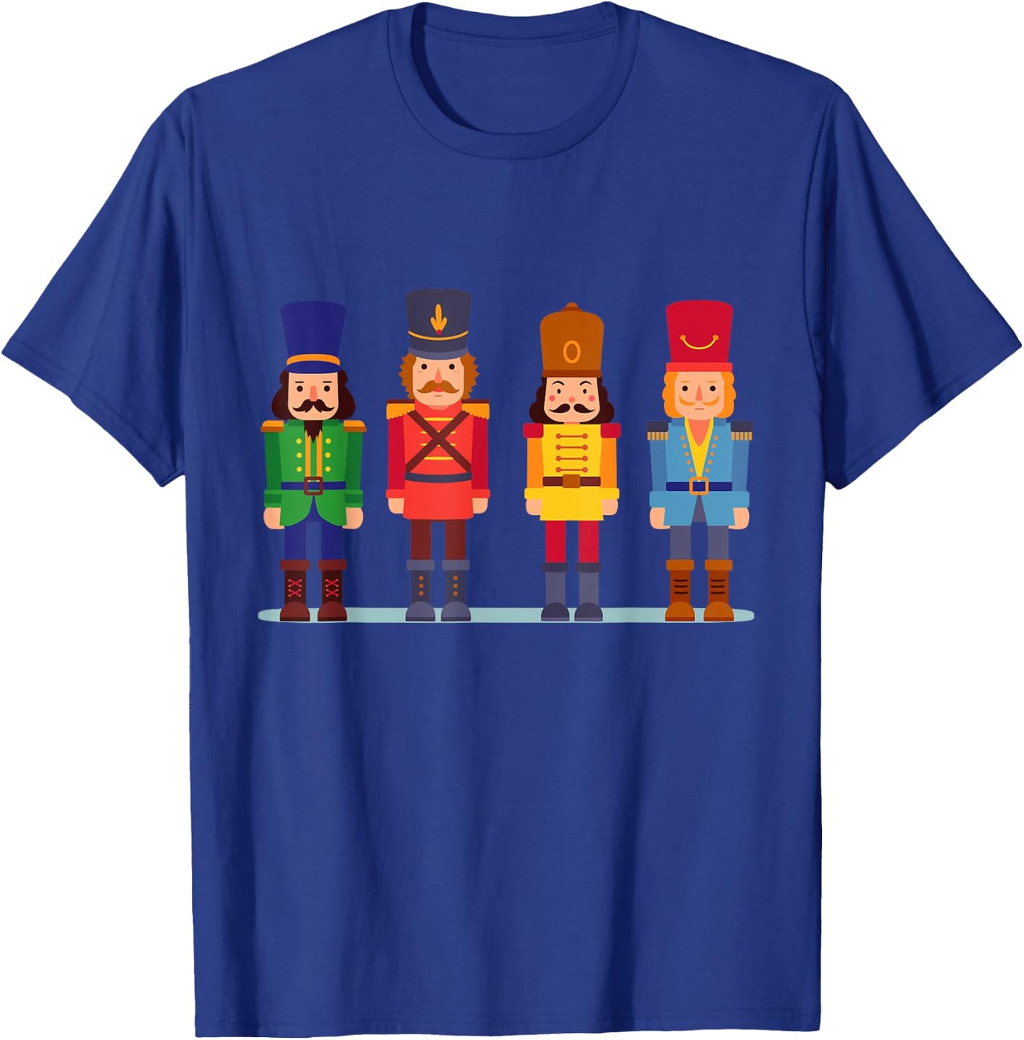 Funny Xmas Ballet Squad Toy Soldier Christmas Nutcracker T-Shirt - T-Shirt | Royal