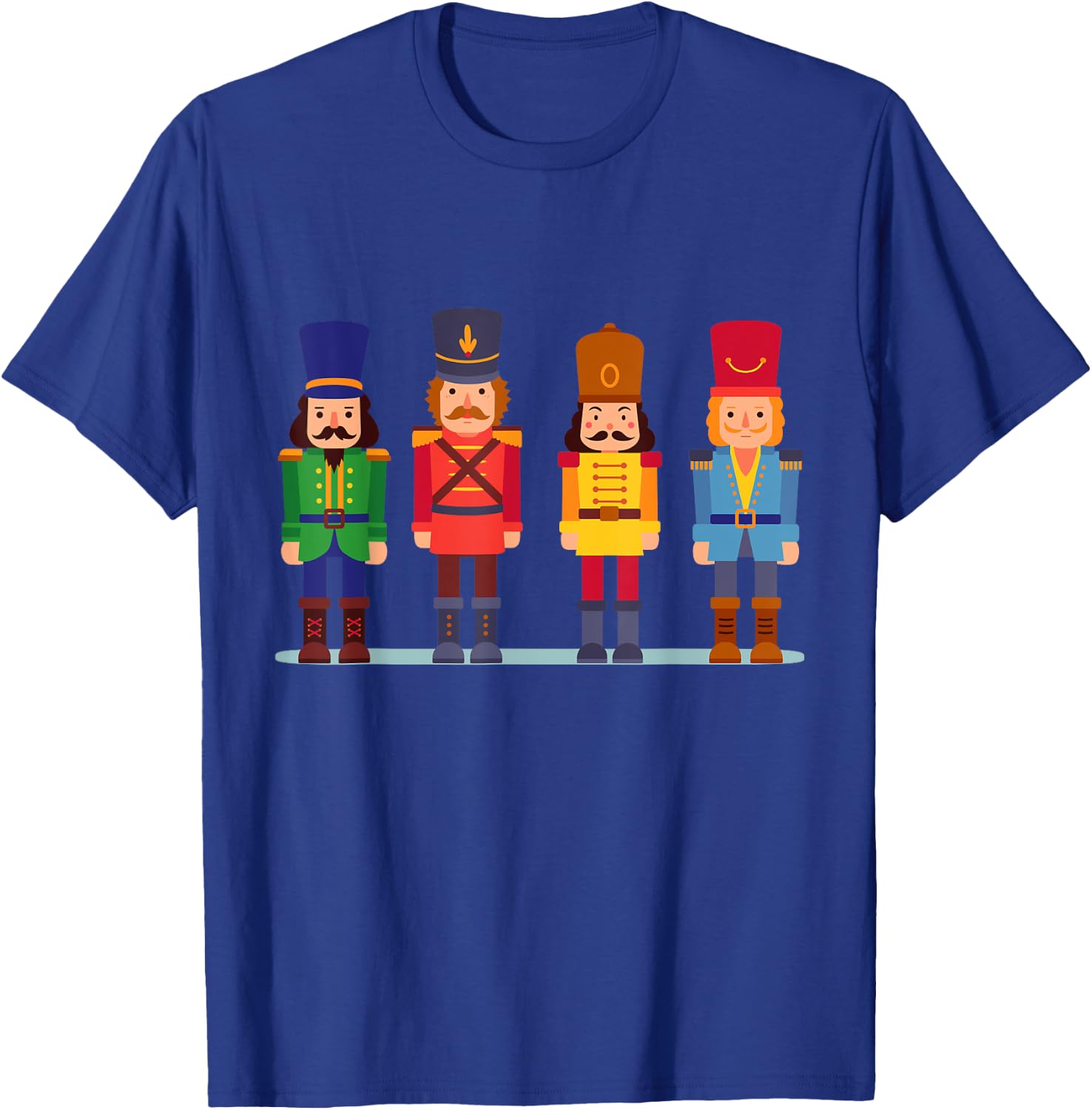 Funny Xmas Ballet Squad Toy Soldier Christmas Nutcracker T-Shirt - T-Shirt | Royal