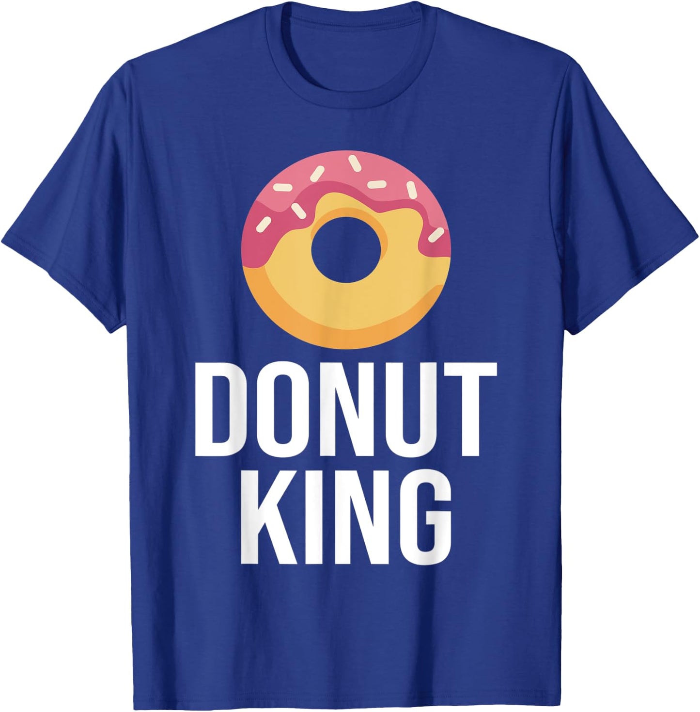 Donut King Snack Donut T-Shirt - T-Shirt | Royal
