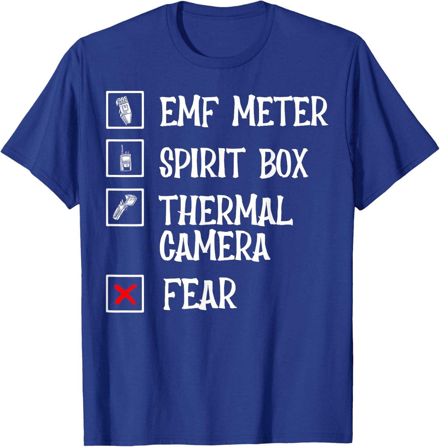 Phasmophobia - Ghost Hunter - Paranormal Investigators T-Shirt - T-Shirt | Royal