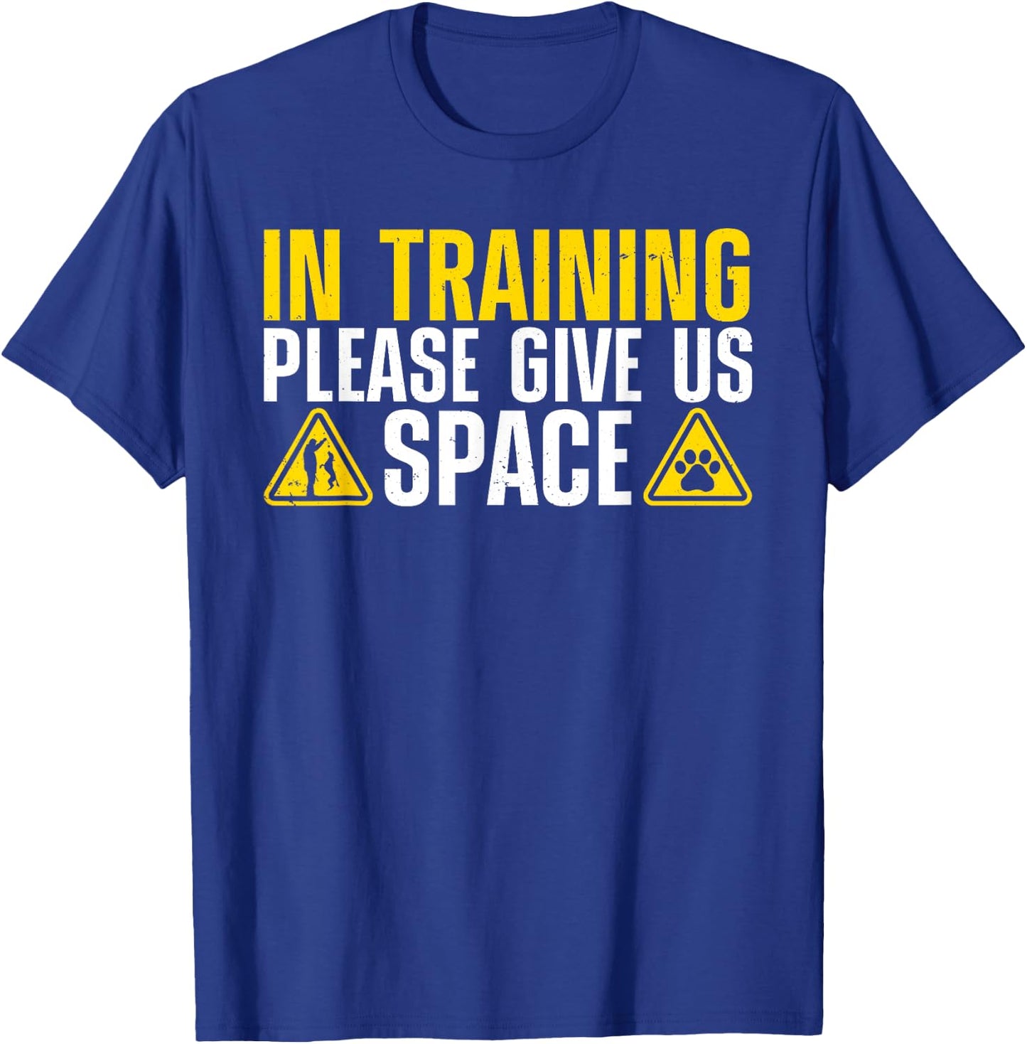 Funny Dog Training Art Women Dog Trainer Dog Lovers T-Shirt - T-Shirt | Royal