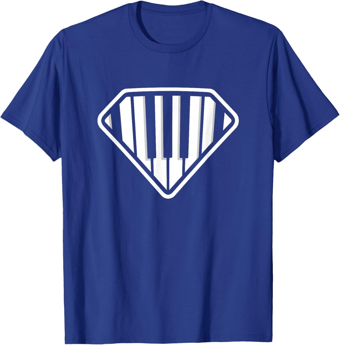 Piano Pianist Funny Super Keyboard T-Shirt - T-Shirt | Royal