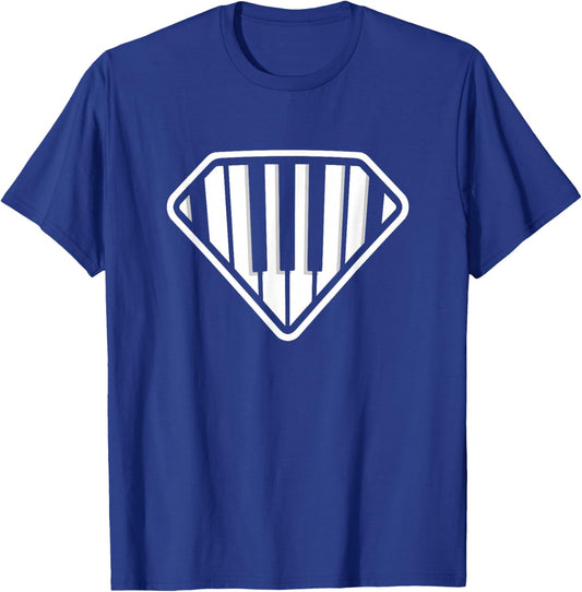 Piano Pianist Funny Super Keyboard T-Shirt - T-Shirt | Royal