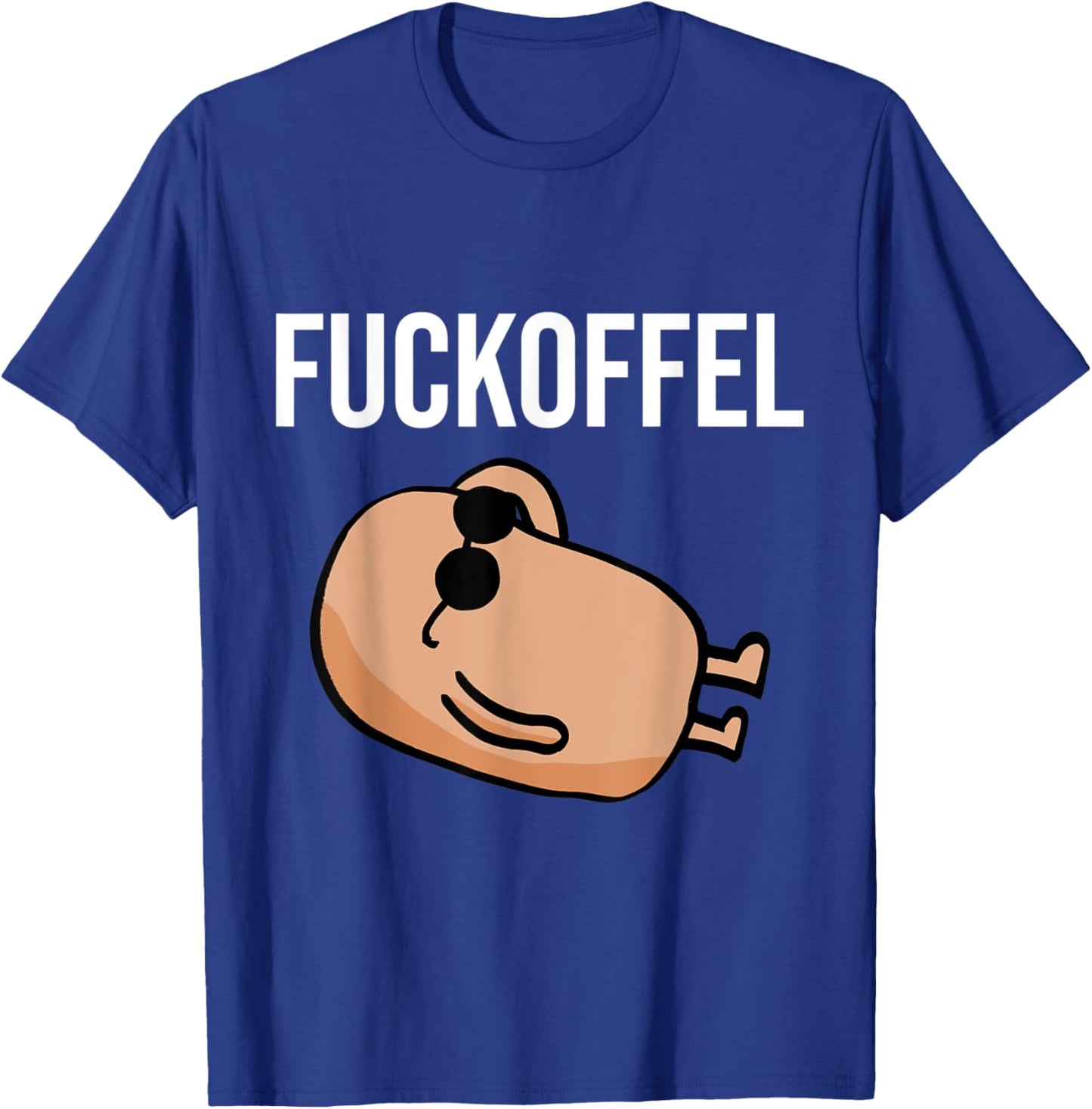 Potato Fuckoffel Funny Gift T-Shirt - T-Shirt | Royal