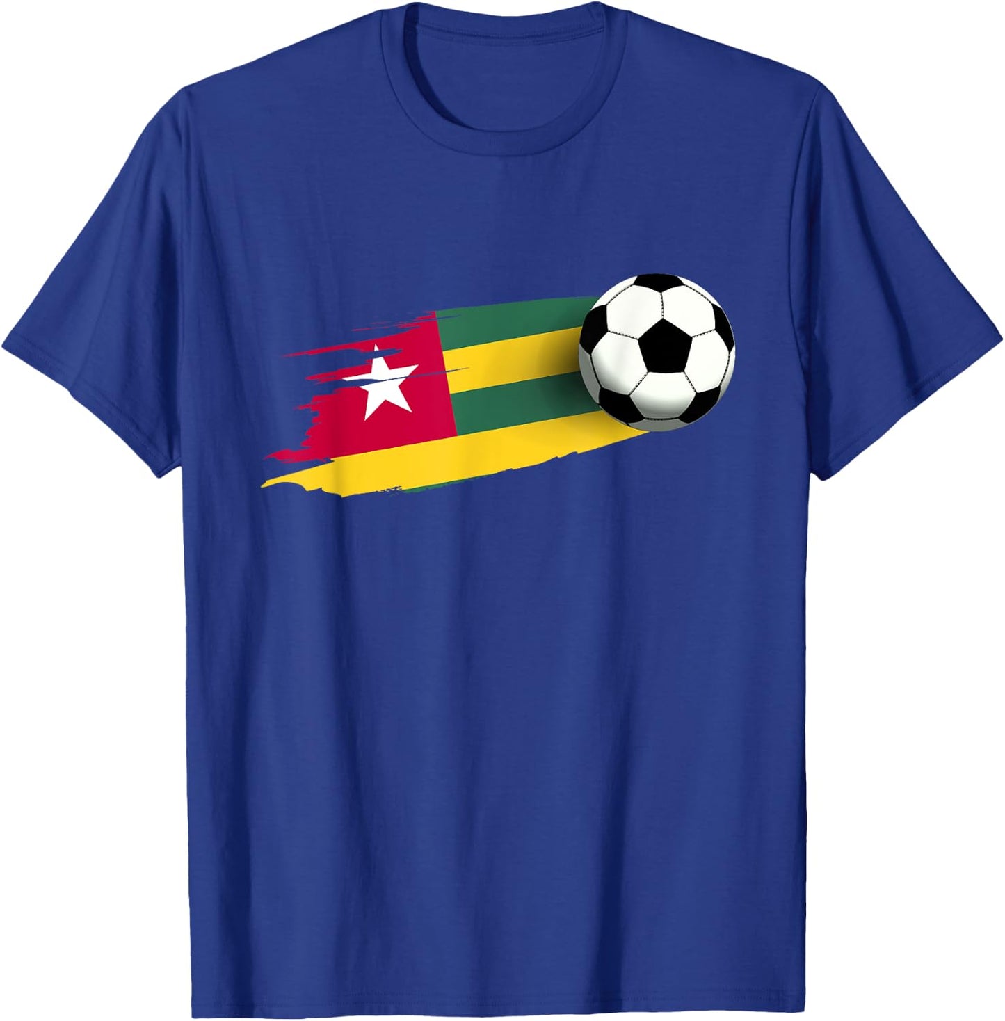Togo Flag Jersey Togolese Soccer Team Togolese T-Shirt - T-Shirt | Royal