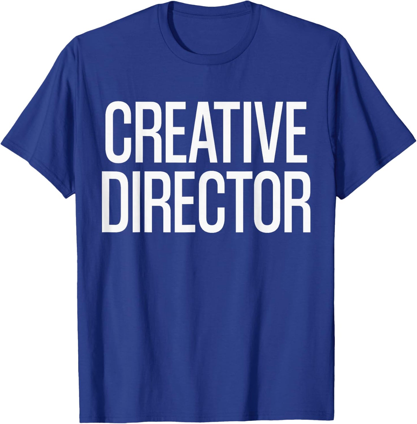 Film Crew Creative Director Gift Apparels | Bold Creative Director Text | Black T-Shirt - T-Shirt | Royal