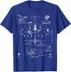 Grumman F8F-2 Bearcat Armament And Tanks Fighter Aircraft T-Shirt - T-Shirt | Royal