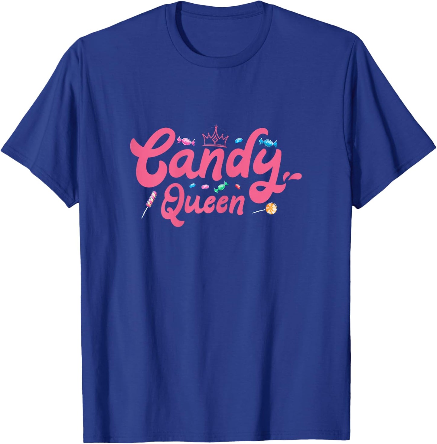 Candy Queen Costume Funny Halloween Sweet Candy Lollipop T-Shirt - T-Shirt | Royal