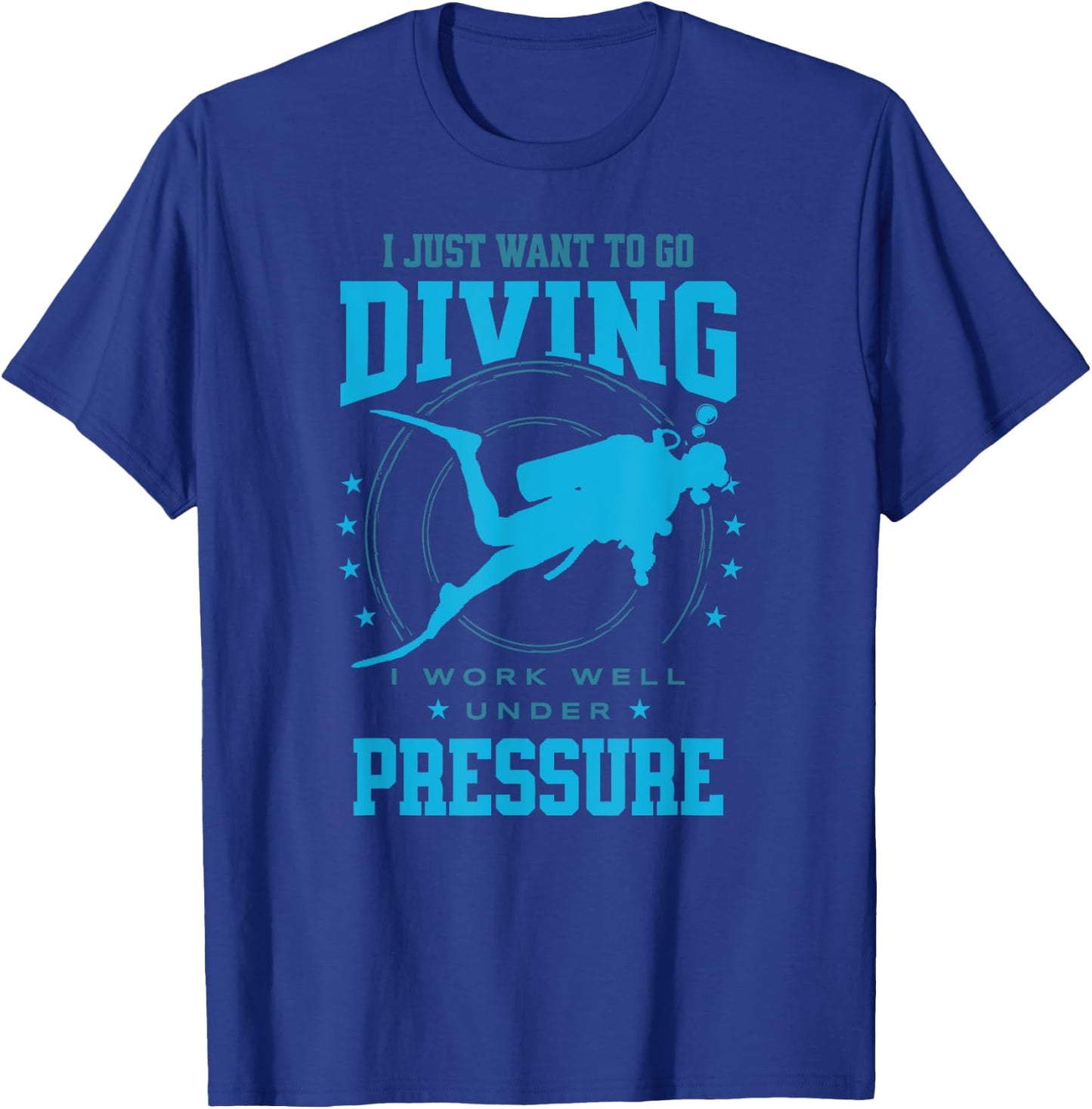 Scuba Diving Flag Gear Scuba Diving Equipment Deep Dive T-Shirt - T-Shirt | Royal