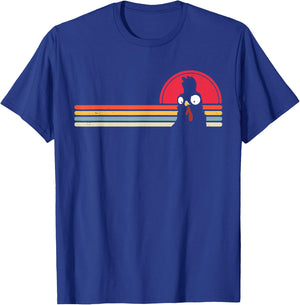Chicken Farming Retro Chicken Farmer Girls Boys Men T-Shirt - T-Shirt | Royal