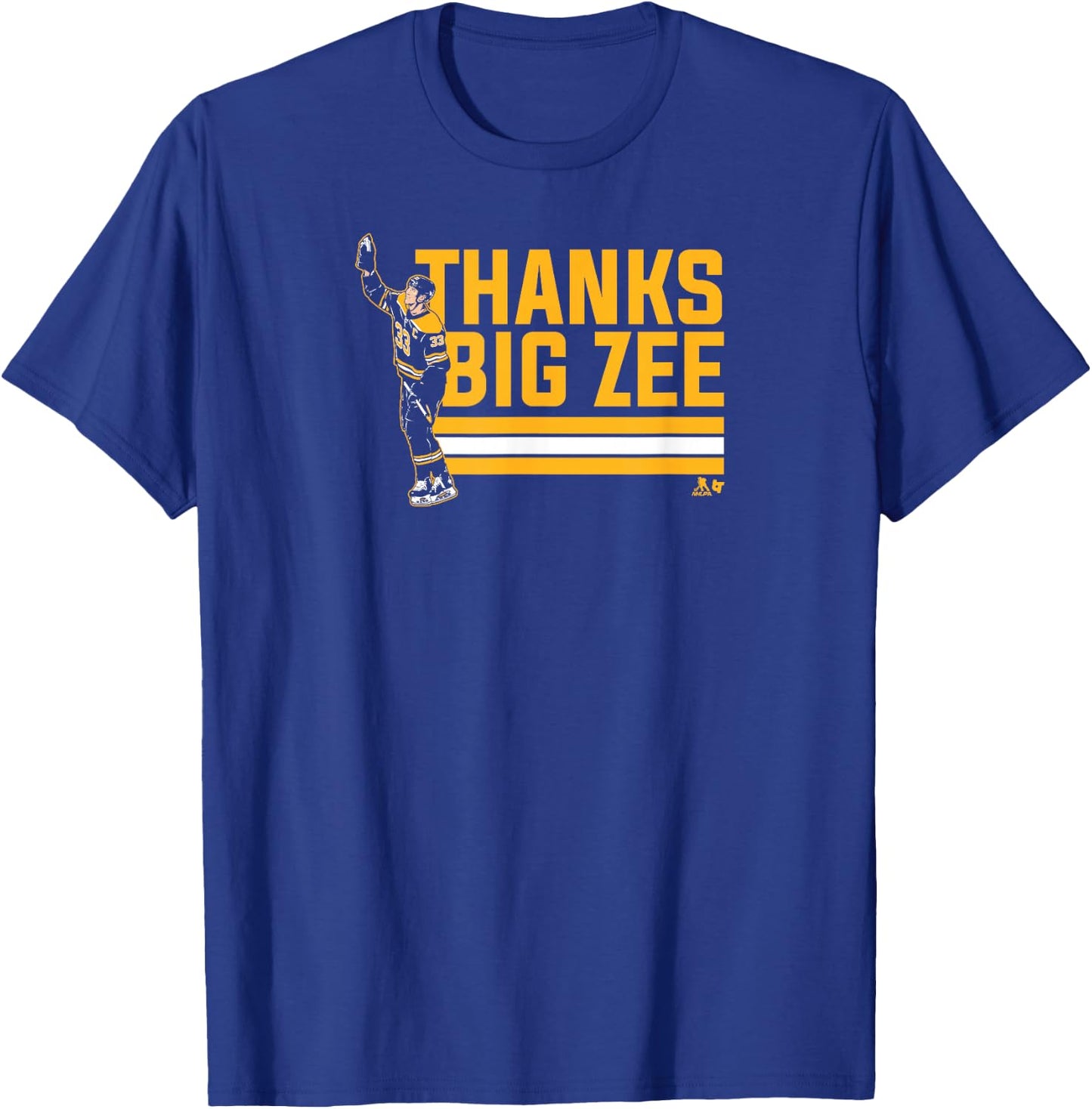 Zdeno Chara - Thanks Big Zee - Boston Hockey T-Shirt - T-Shirt | Royal