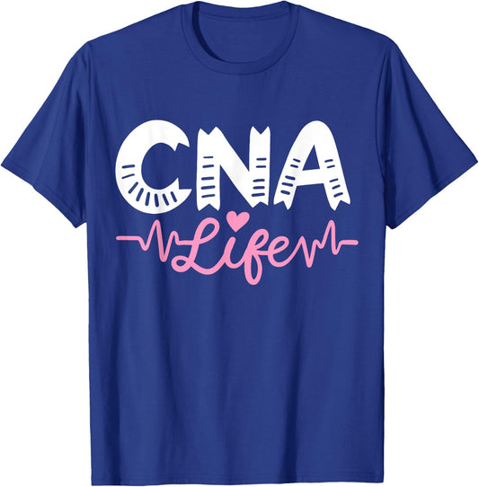 CNA Certified Nursing Assistant T-Shirt - T-Shirt | Royal