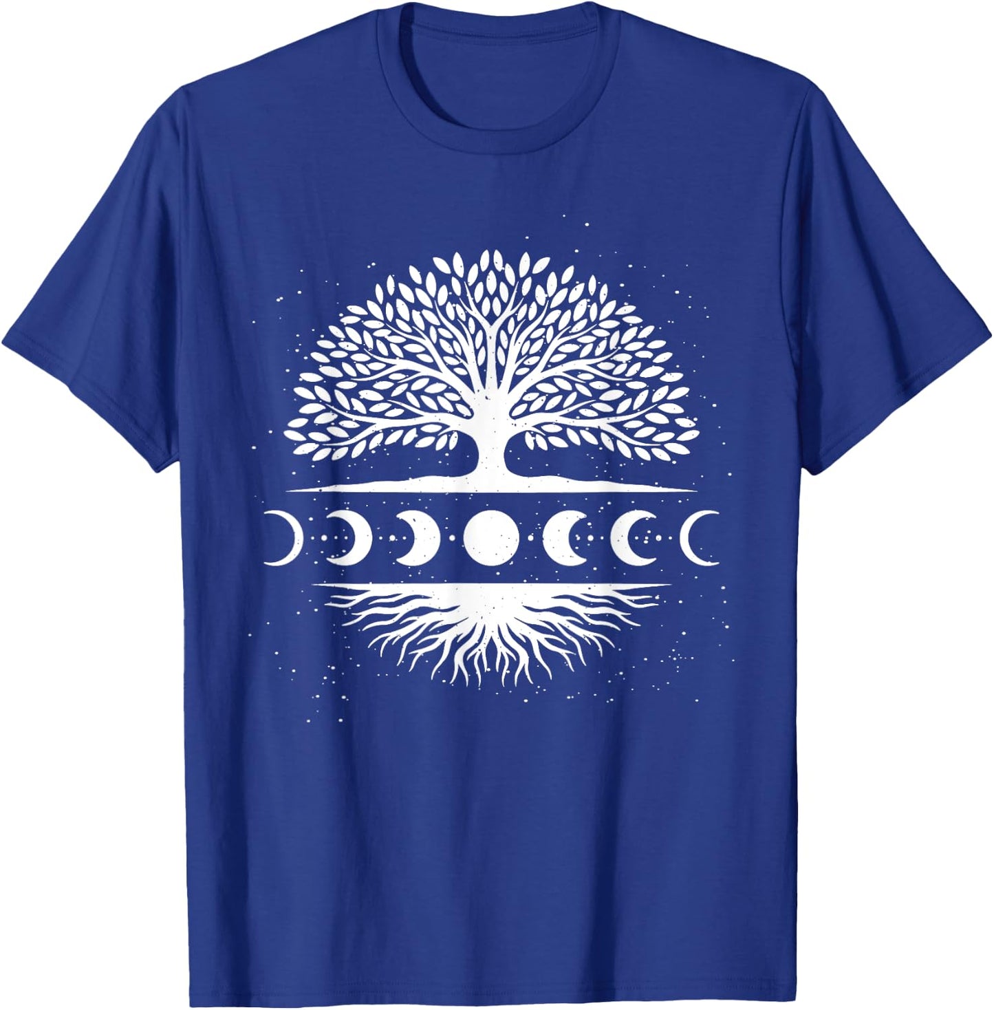 Tree Of Life Yggdrasil Moon Phase Spiritual T-Shirt - T-Shirt | Royal