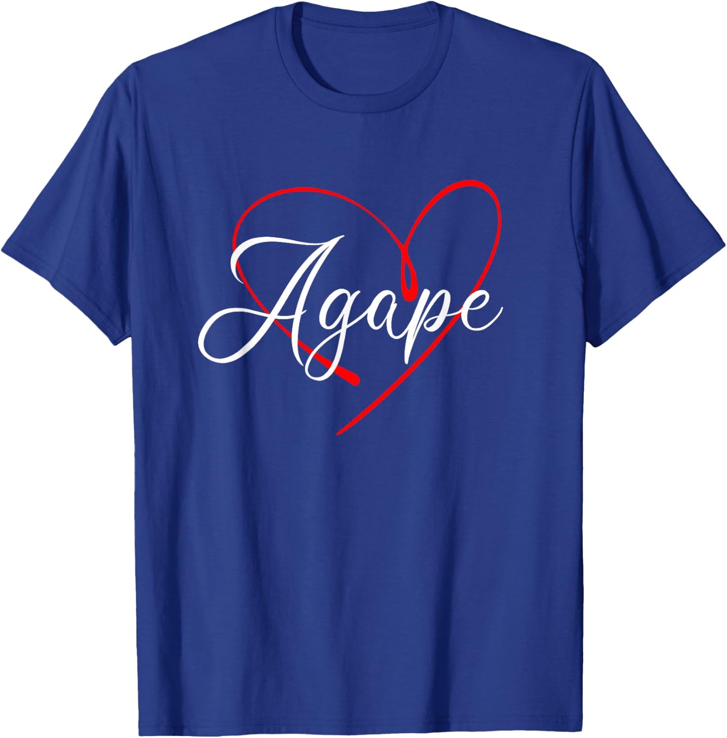 Agape greek word christianism agape T-Shirt - T-Shirt | Royal