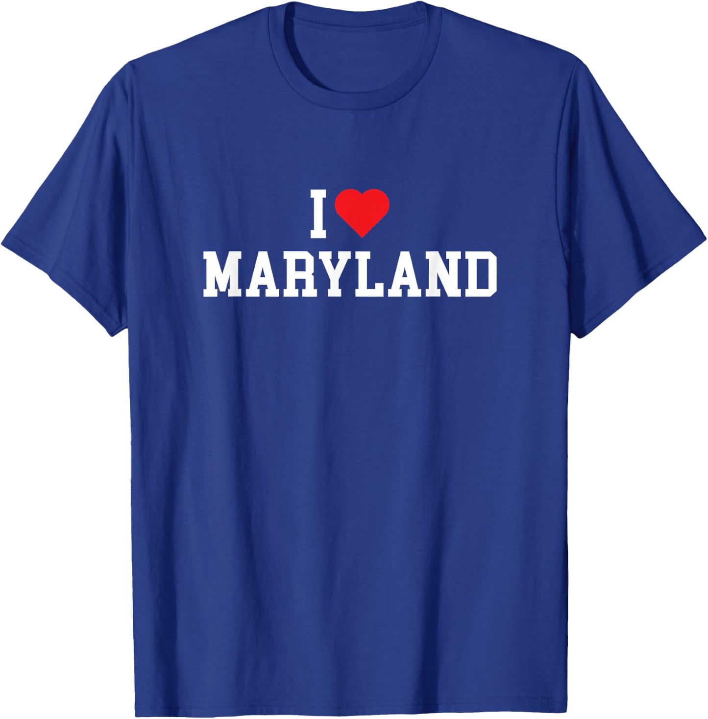 Maryland - I Love Maryland - Throwback Design - Classic T-Shirt - T-Shirt | Royal