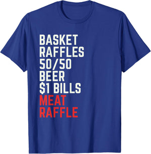 Meat Raffle Buffalo Meat Raffles WNY Minnesota T-Shirt - T-Shirt | Royal