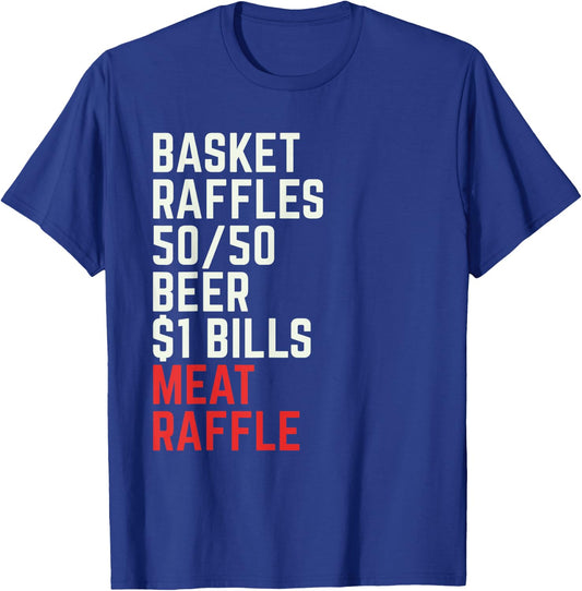 Meat Raffle Buffalo Meat Raffles WNY Minnesota T-Shirt - T-Shirt | Royal