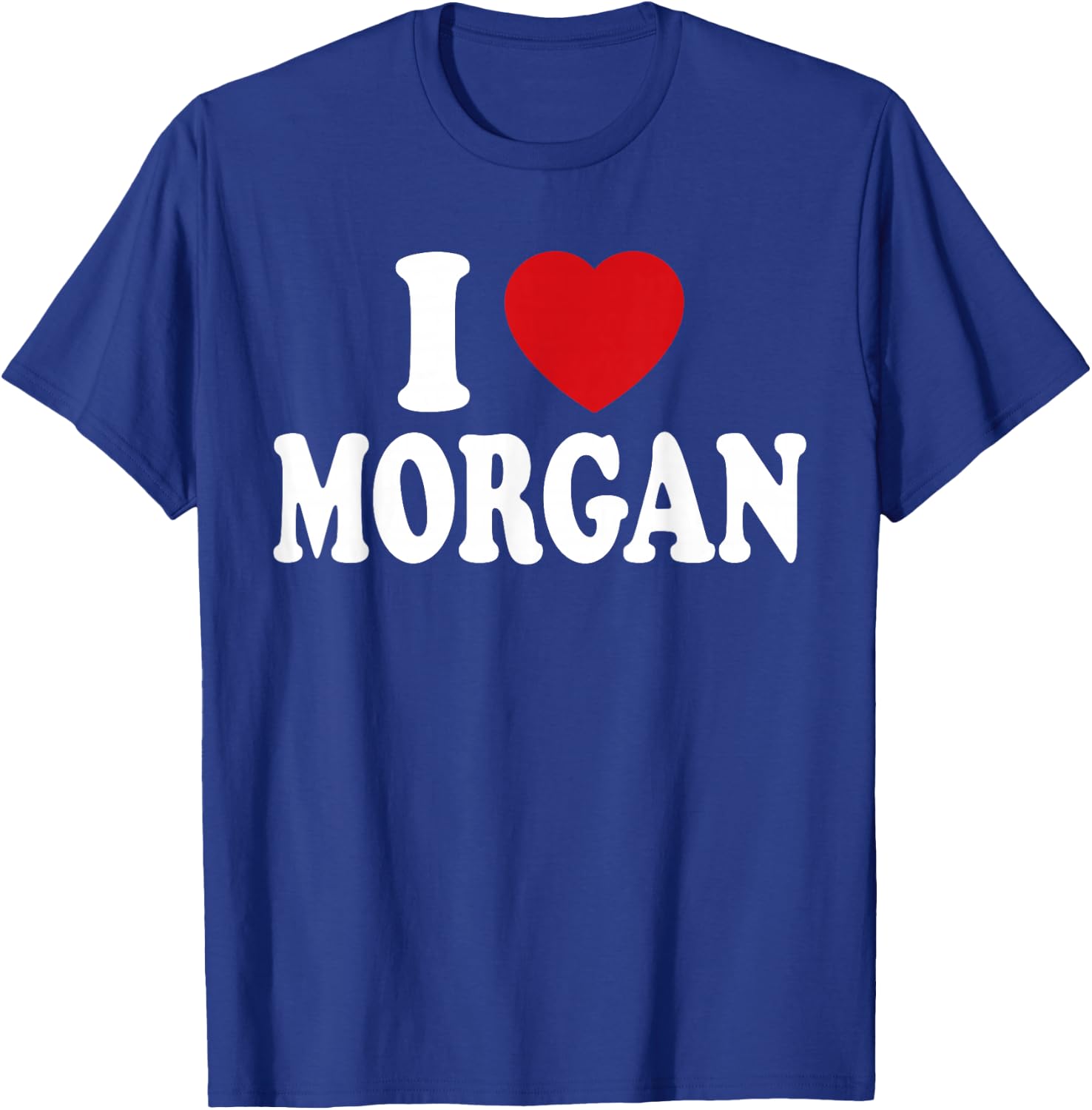 I Heart Love Morgan T-Shirt - T-Shirt | Royal