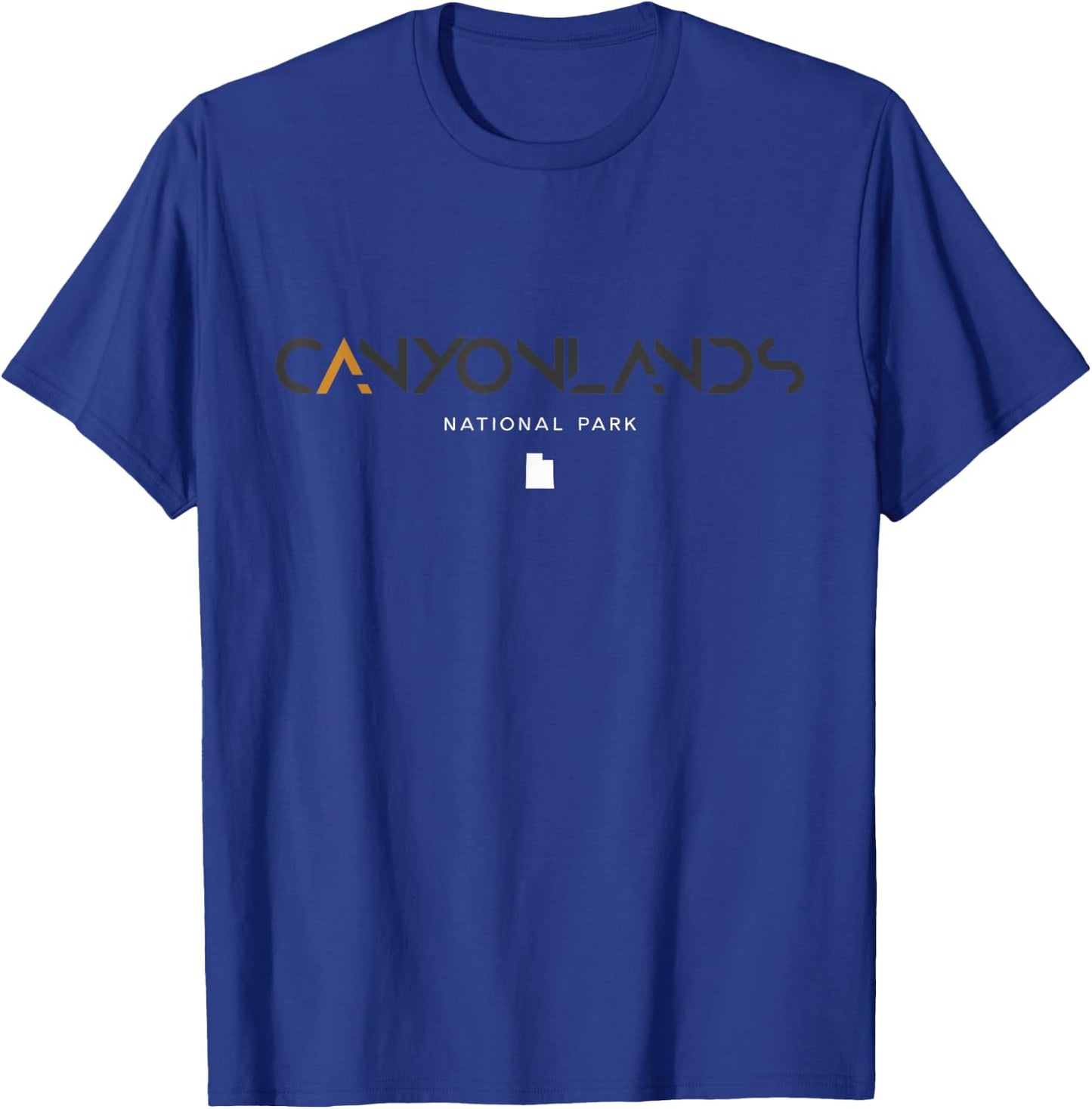 Canyonlands National Park Utah Tonal Retro Vintage T-Shirt - T-Shirt | Royal