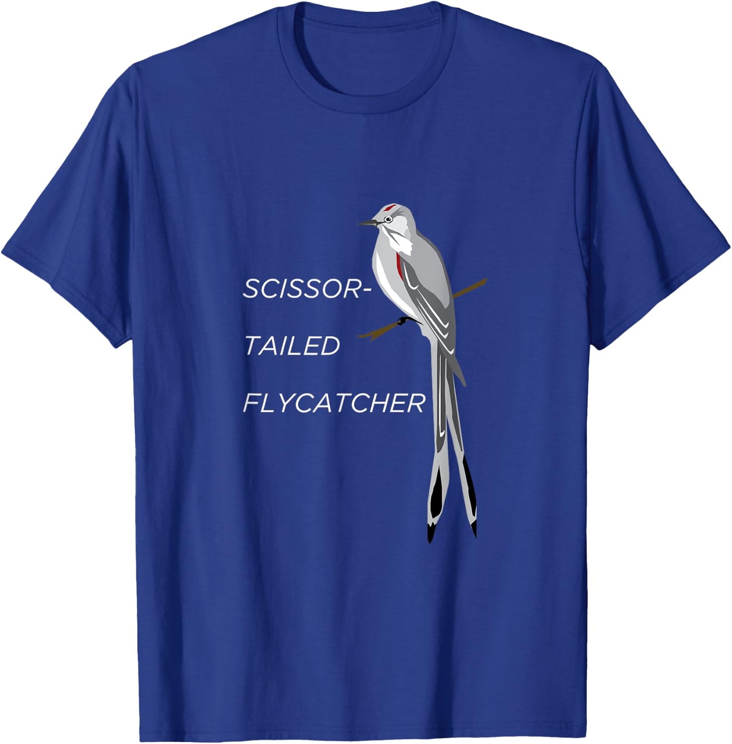 Scissor-tailed Flycatcher Shirt Kingbird Long Tail Bird T-Shirt - T-Shirt | Royal