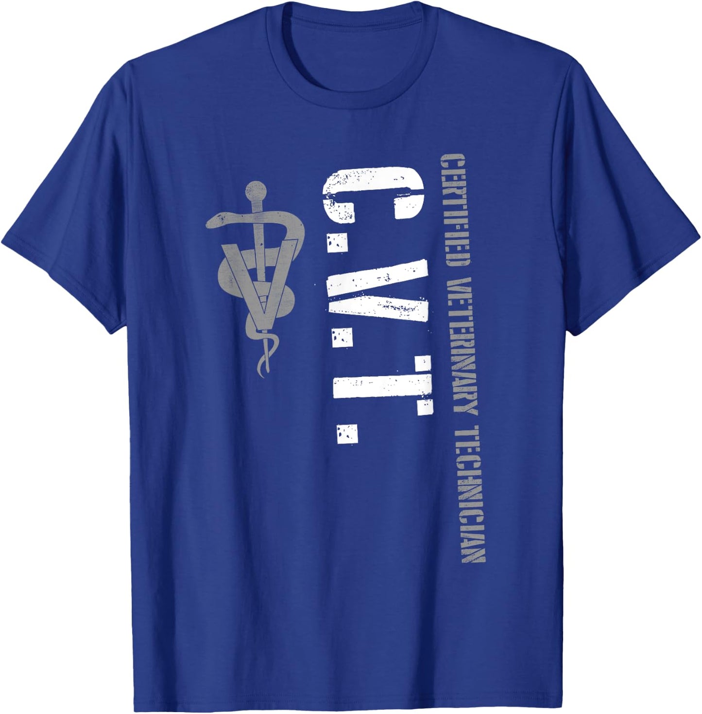 Certified Veterinary Technician CVT Veterinarian & Vet Tech T-Shirt - T-Shirt | Royal