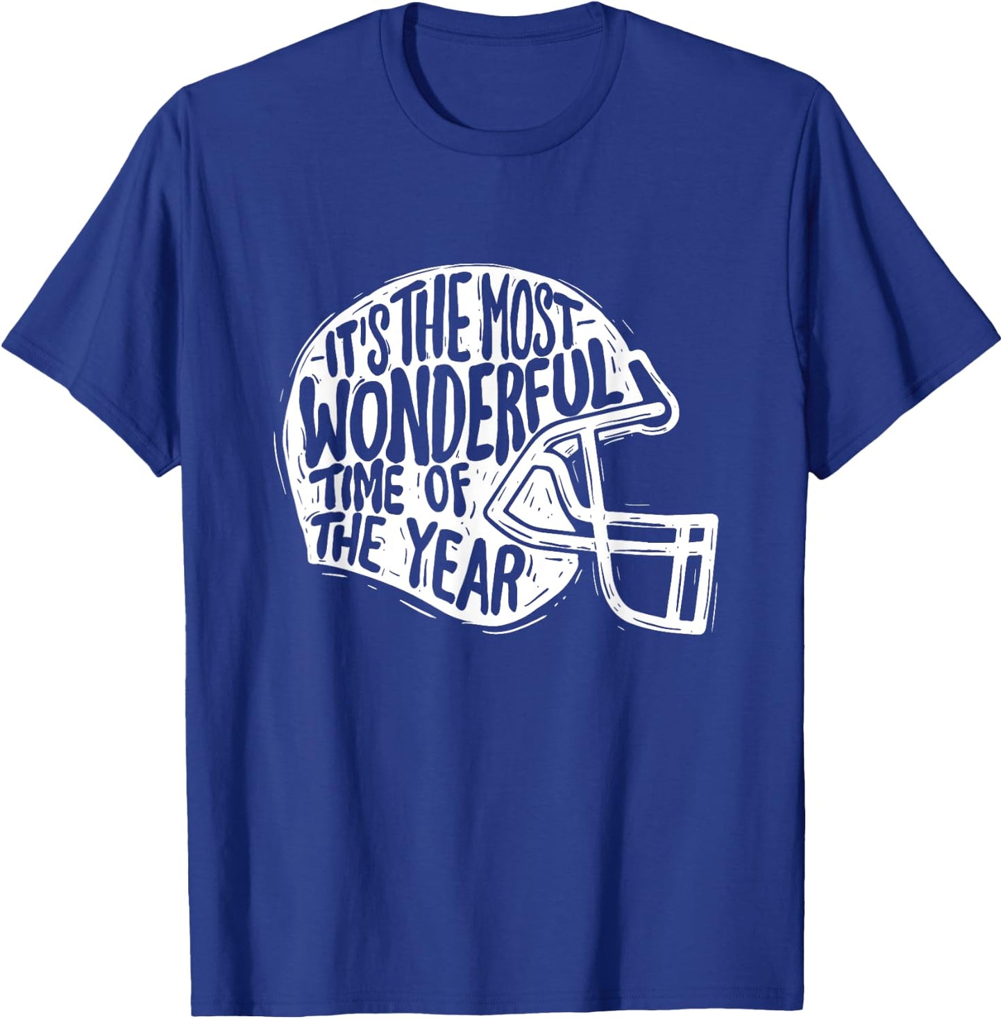 It's The Most Wonderful Time Of The Year - Football Season T-Shirt - T-Shirt | Royal