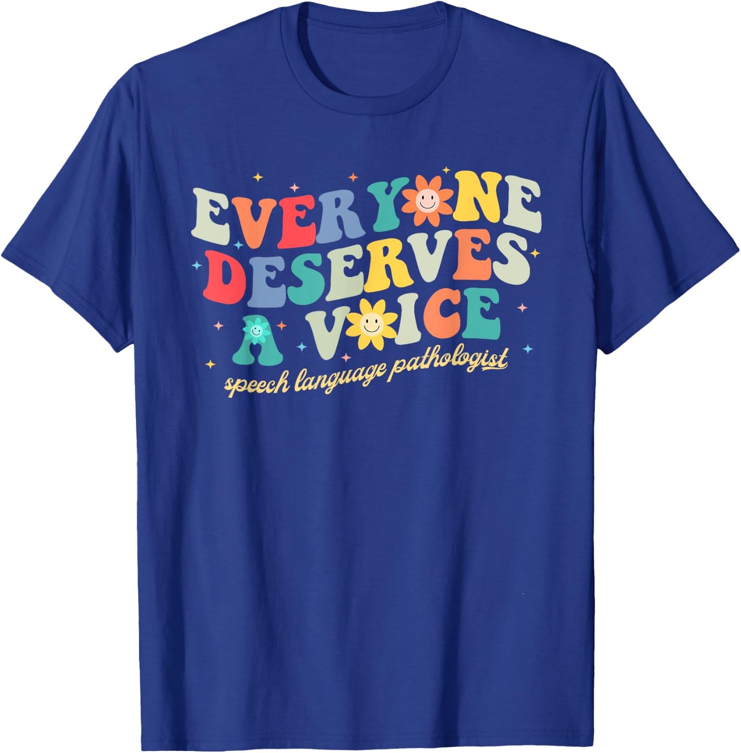 Speech Therapy Pathology SLP Speech Language Pathologist T-Shirt - T-Shirt | Royal
