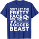Cool Soccer Teen Girls Soccer Lover Player Sports T-Shirt - T-Shirt | Royal