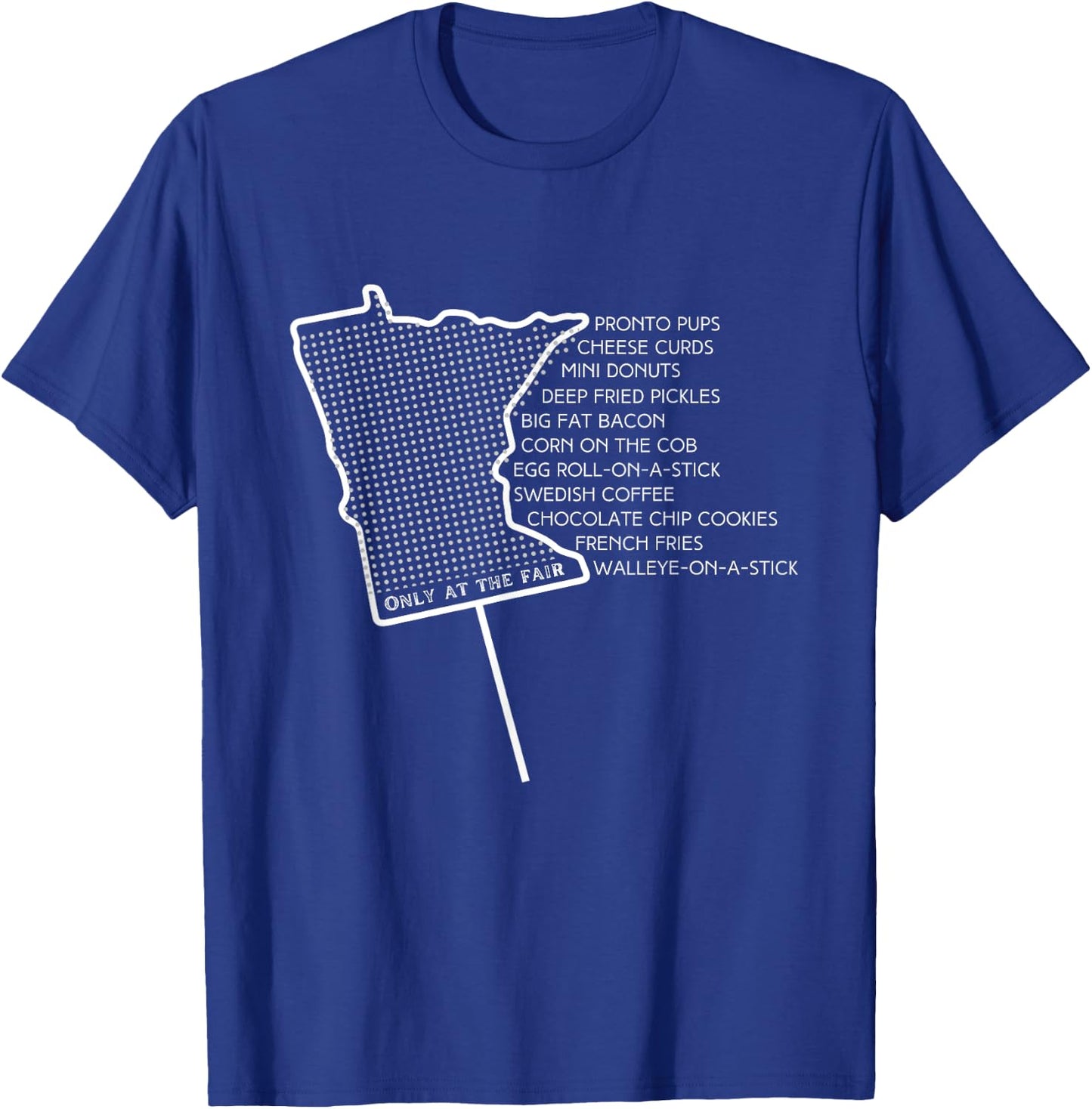 MN State Fair Food T-Shirt - T-Shirt | Royal