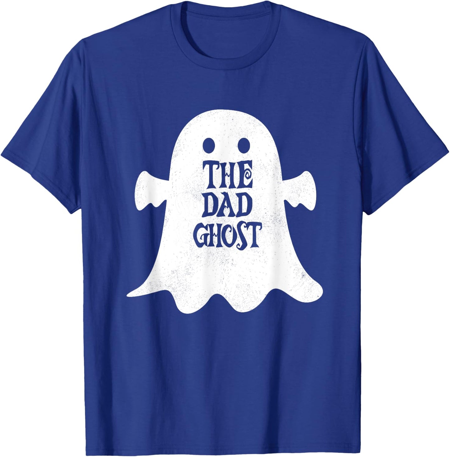 Dad Ghost Matching Family Group Halloween Party T-Shirt - T-Shirt | Royal