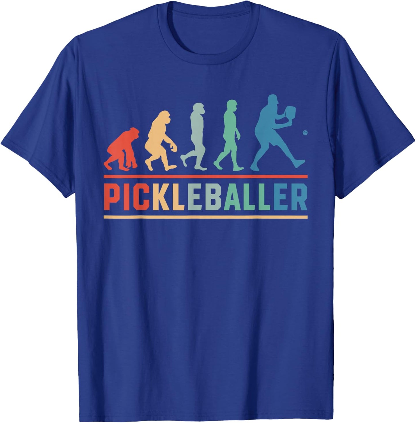 Ape to Pickleballer T-Shirt - T-Shirt | Royal